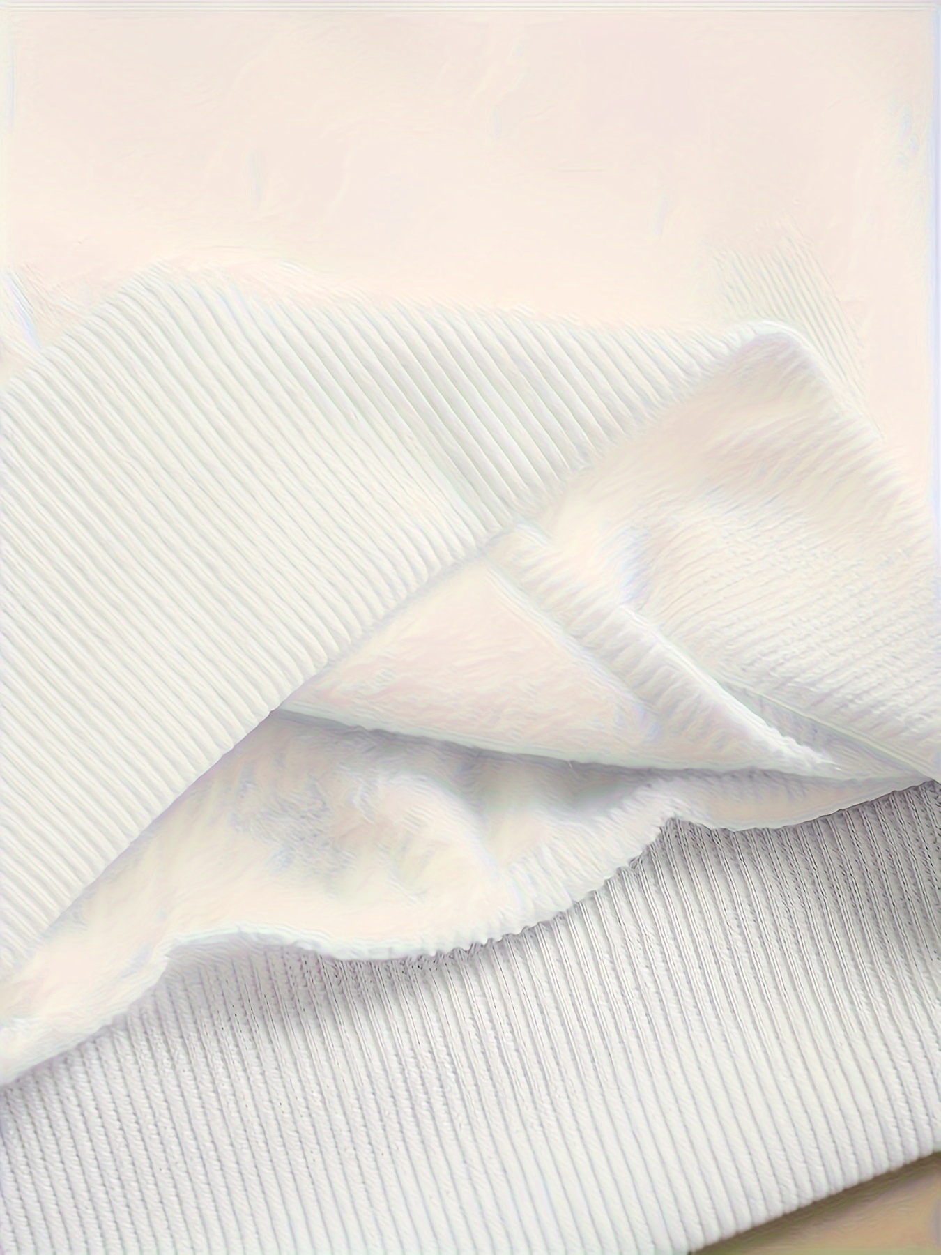 bear letter print loose sweatshirt casual long sleeve crew neck sweatshirt womens clothing details 13