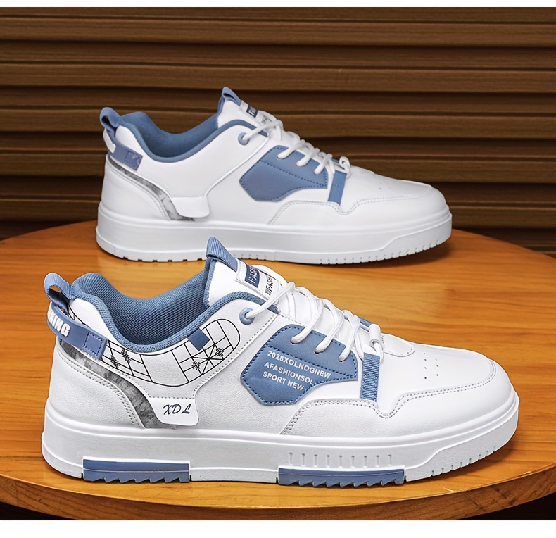 trendy skate shoes men s wear resistant non slip lace casual details 2