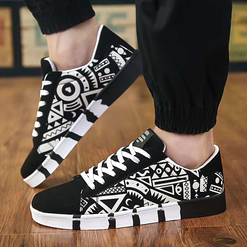 colour block skateboard shoes men s trendy street style details 6