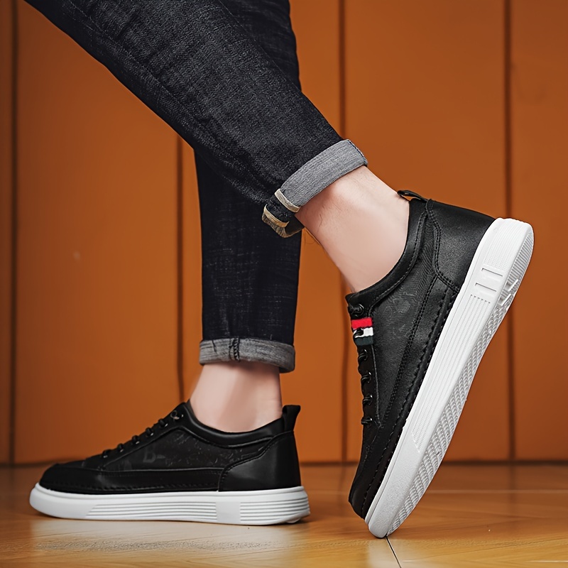 canvas skate shoes men s good grip breathable lace sneakers details 7