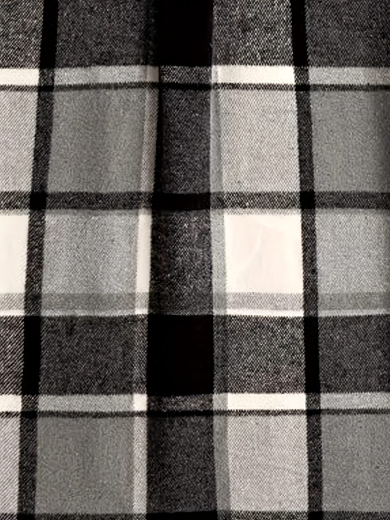 retro plaid shirt mens casual elegant button up long sleeve shirt jacket for spring fall business details 7