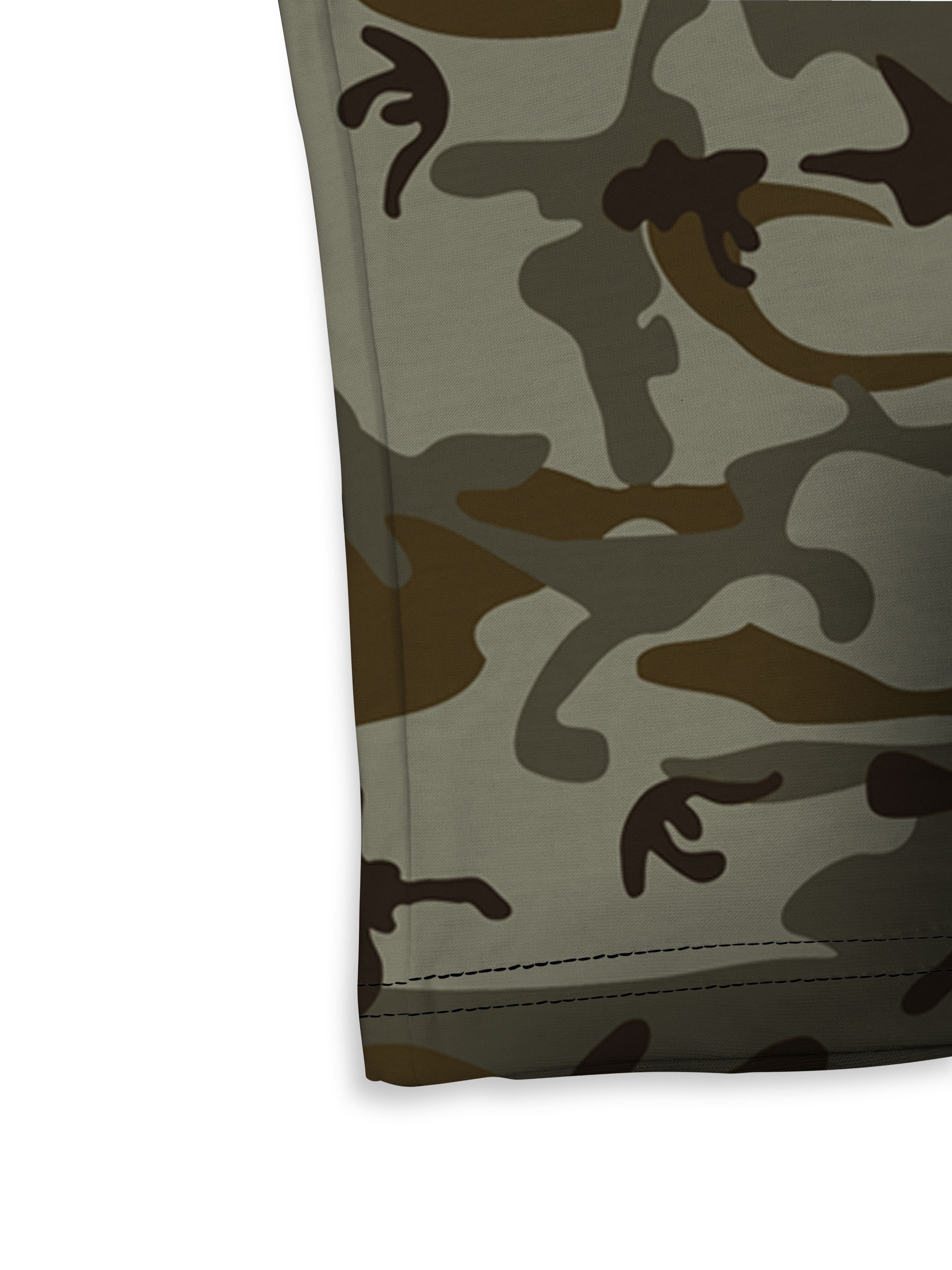 camouflage pattern t shirt mens casual street style stretch round neck tee shirt for summer details 4