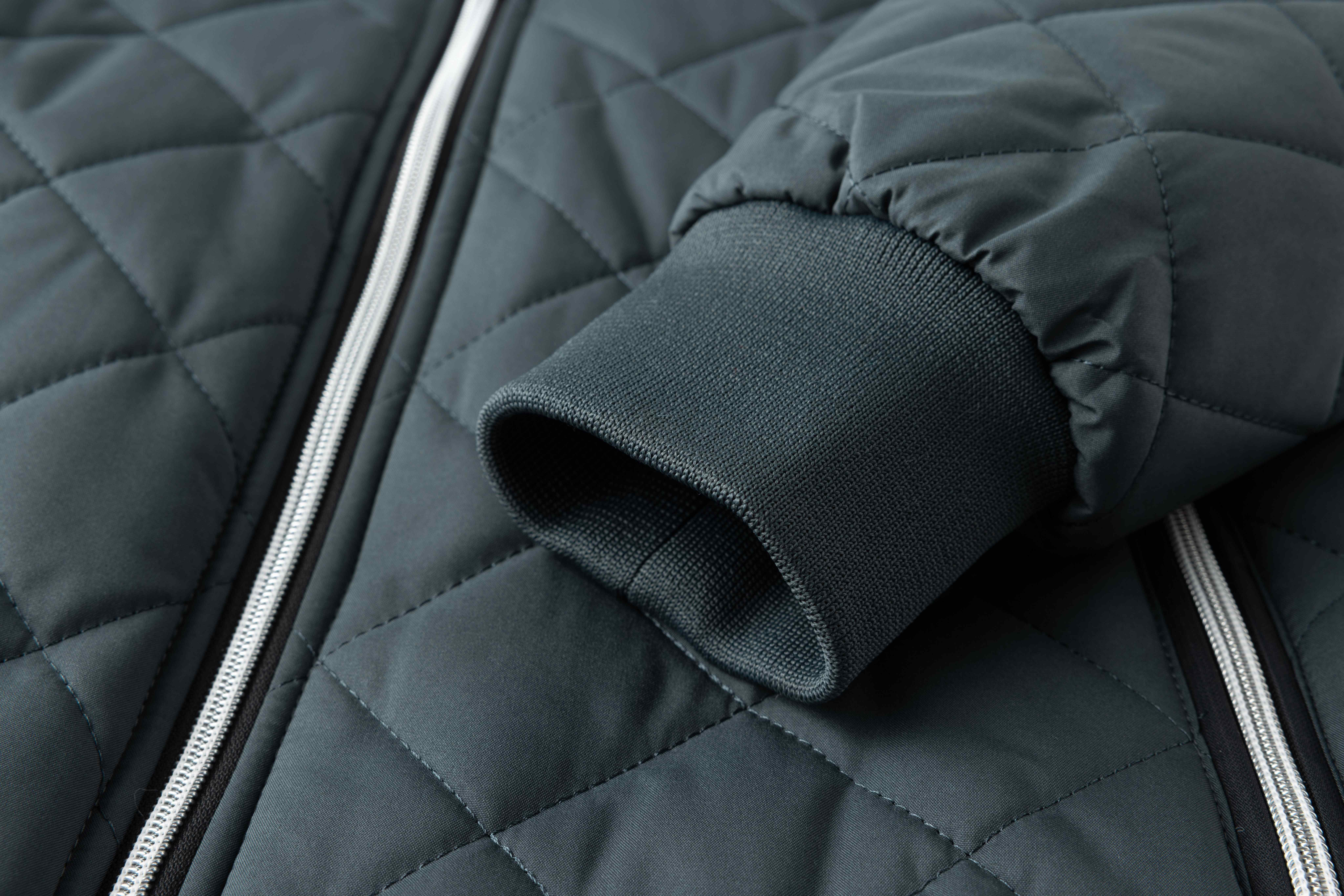 mens warm quilted jacket for fall winter details 16