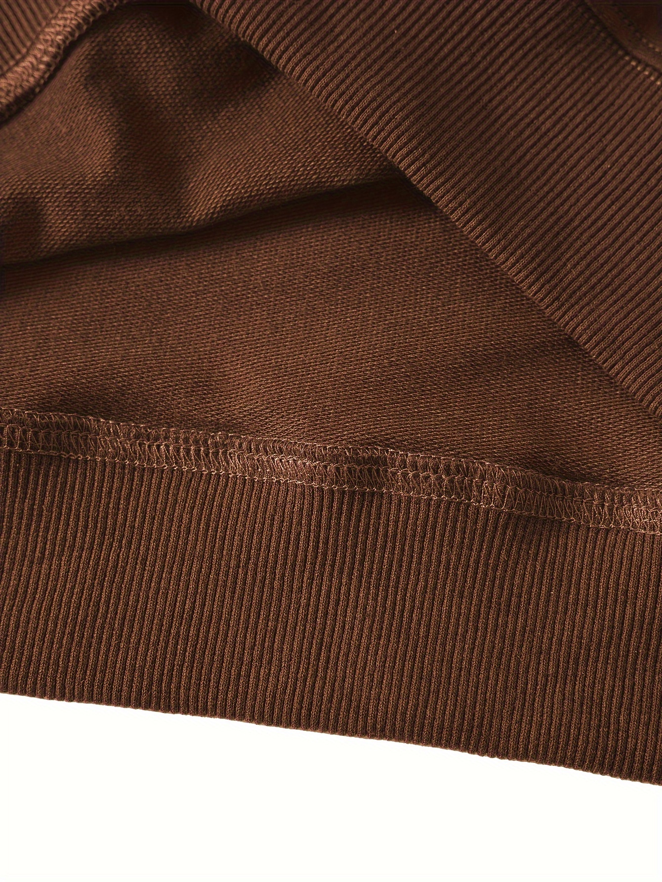 coffee letter print loose sweatshirt casual long sleeve crew neck sweatshirt womens clothing details 19