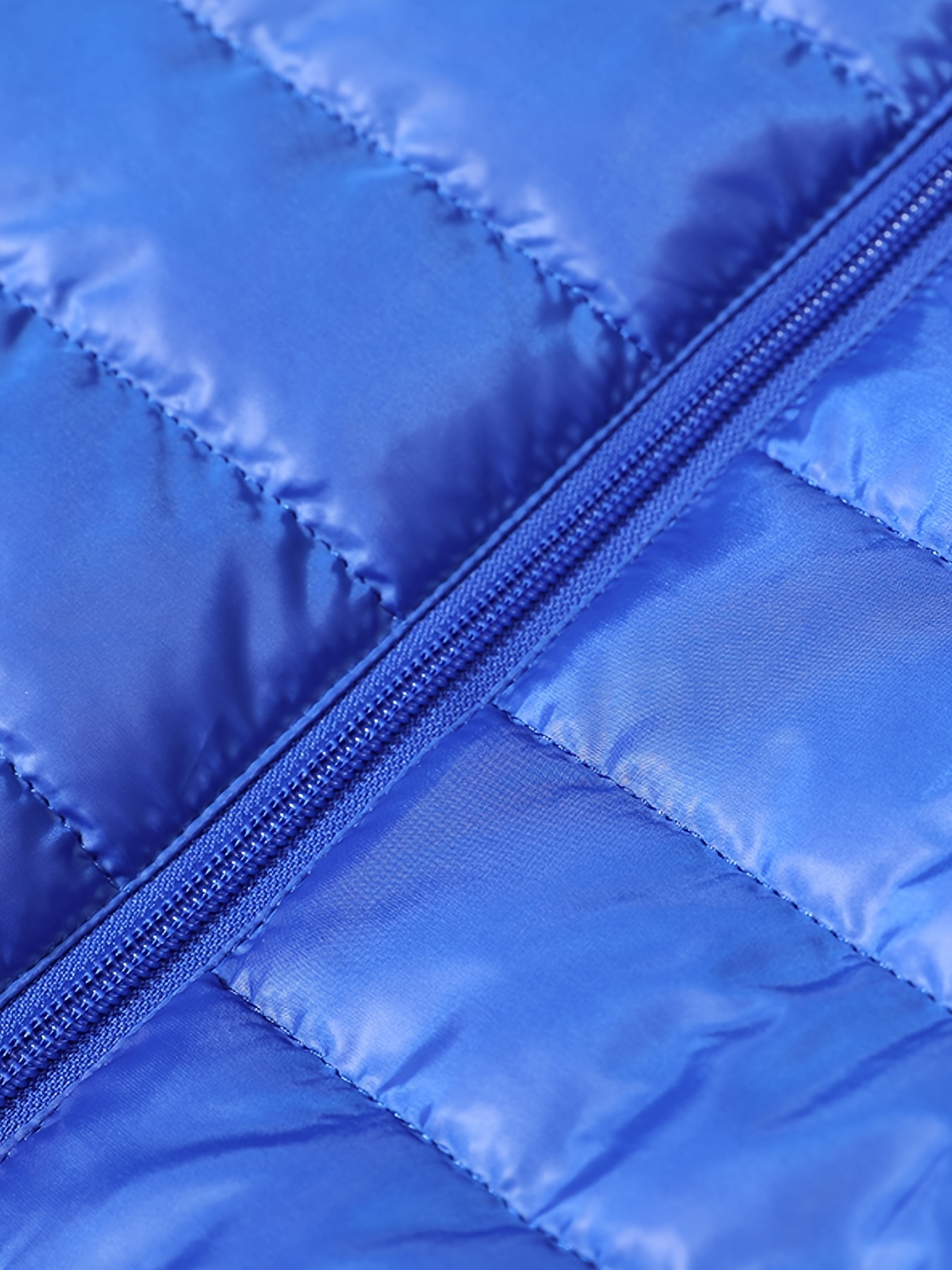 mens thin comfy zip up hooded quilted jacket mens casual padded coat windbreaker for fall winter details 19