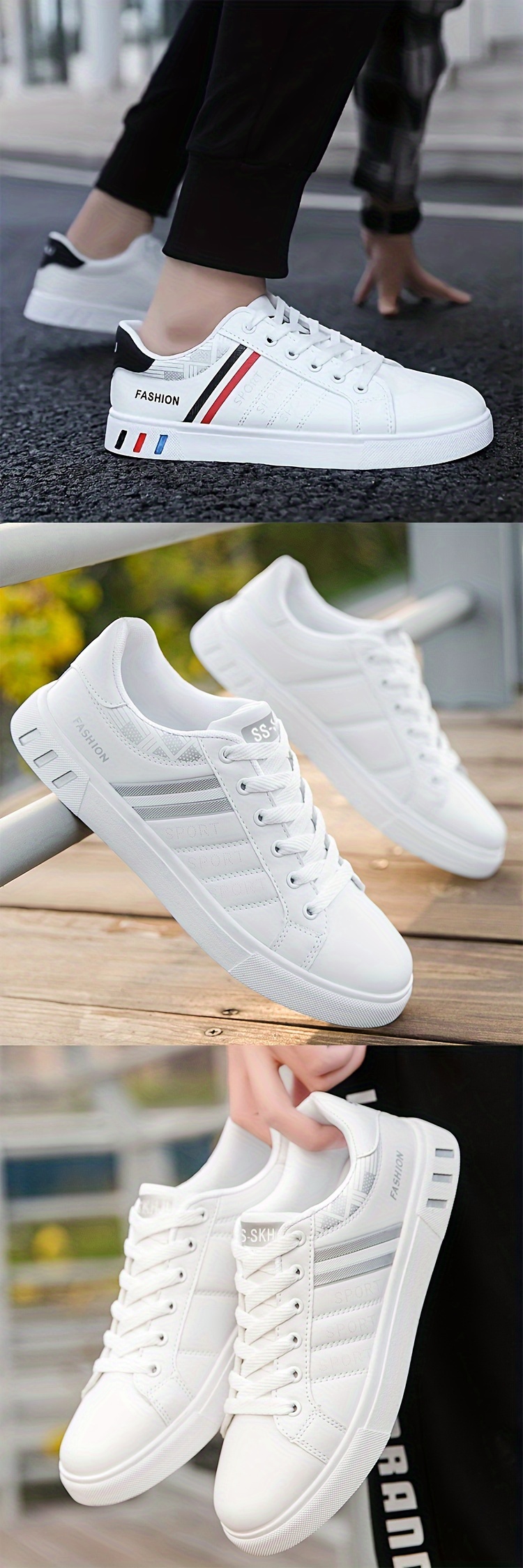 low top skateboard shoes plus size men s trendy street style details 0