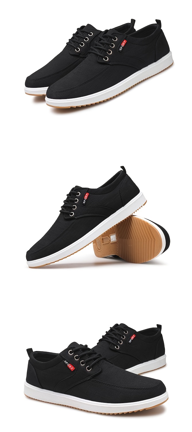 casual canvas shoes men s breathable lightweight anti skid details 7