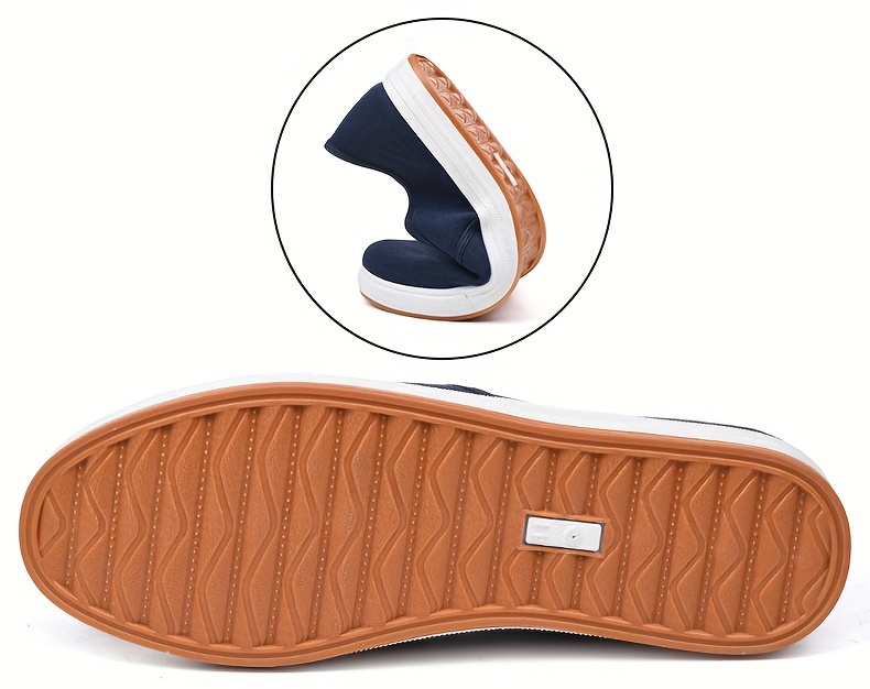 casual canvas shoes men s solid breathable lightweight non details 5