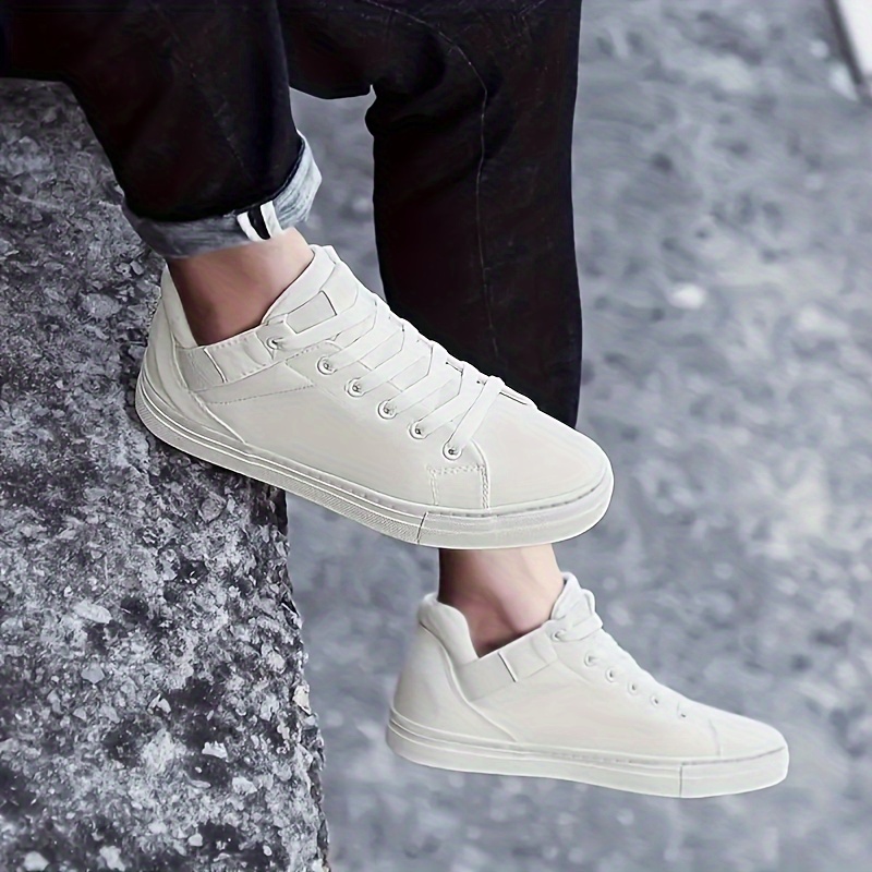 skateboard shoes men s trendy solid colour breathable comfy details 8