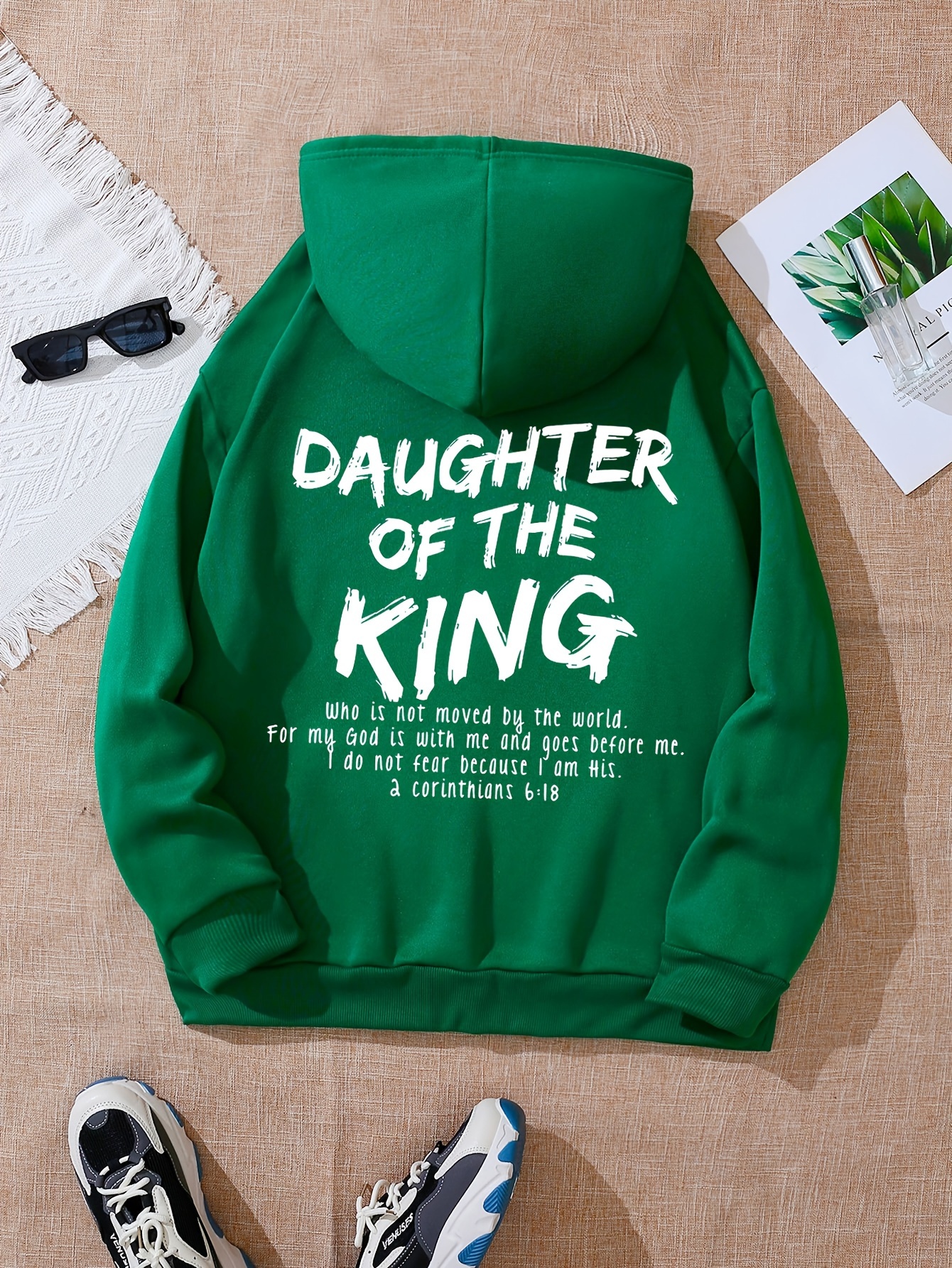 letter print hoodie casual pocket long sleeve drawstring hoodies sweatshirt womens clothing details 15