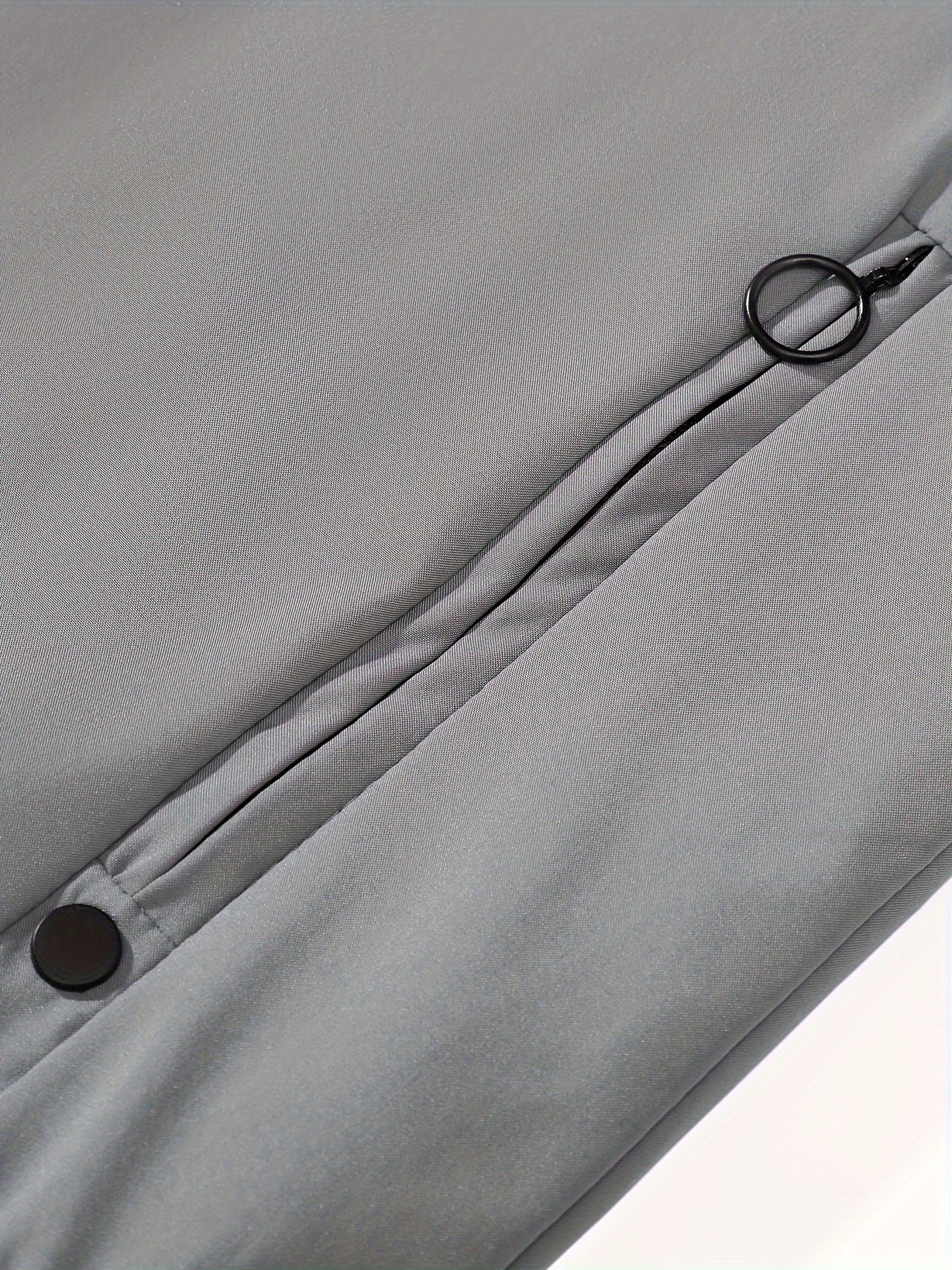 mens casual lightweight jacket with zipper pockets simple bomber jacket details 30