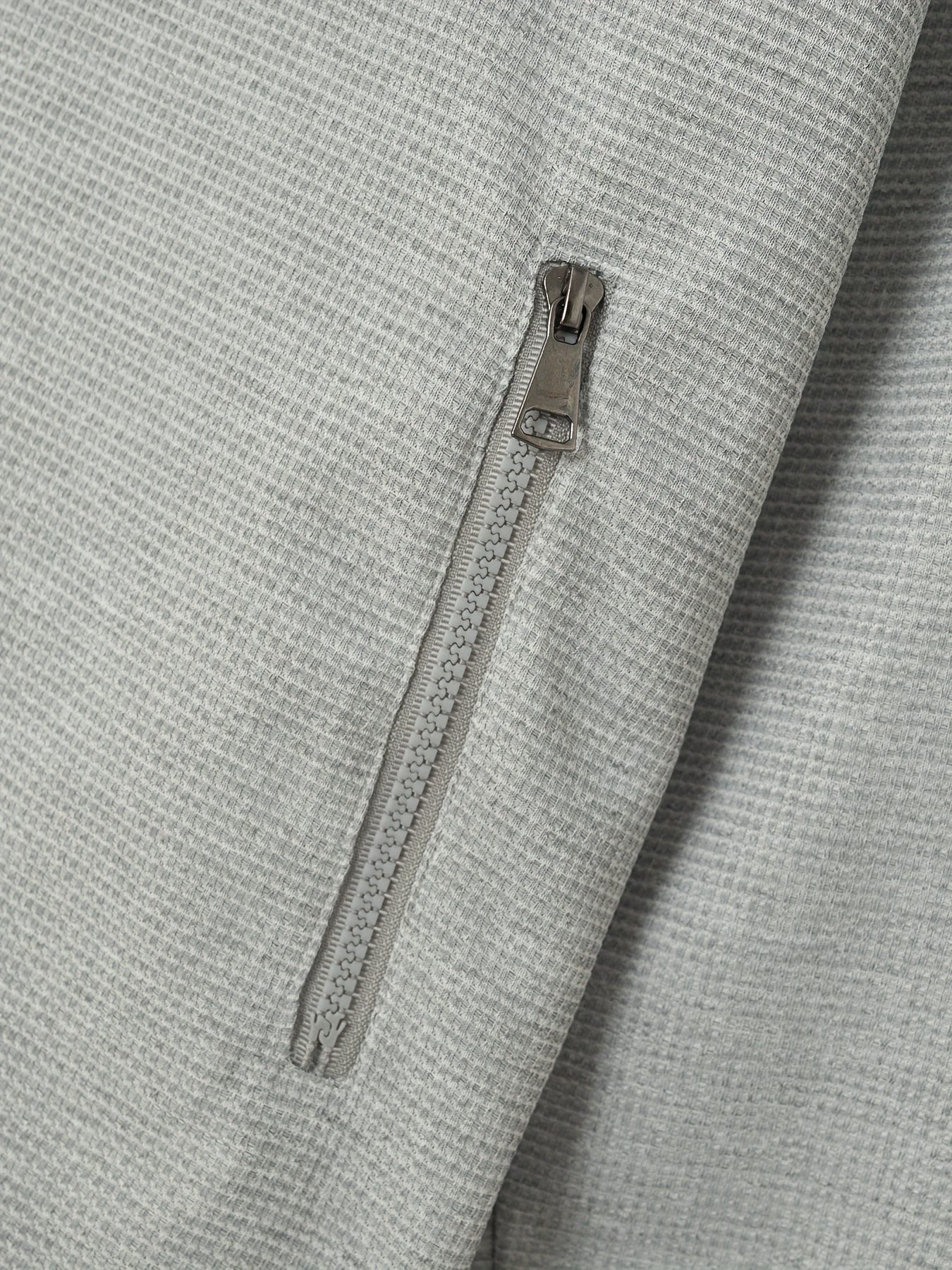 classic design track jacket mens laple casual baseball collar solid color zip up jacket for spring fall details 31