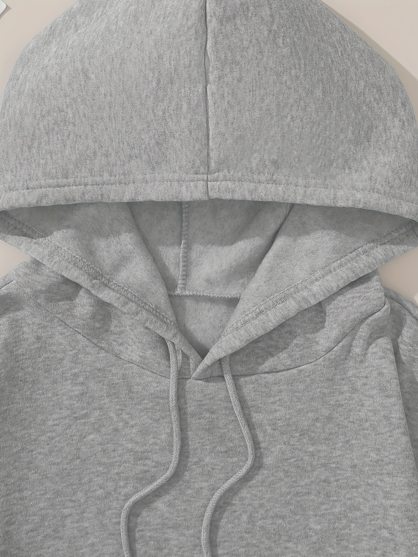letter print hoodie casual pocket long sleeve drawstring hoodies sweatshirt womens clothing details 14