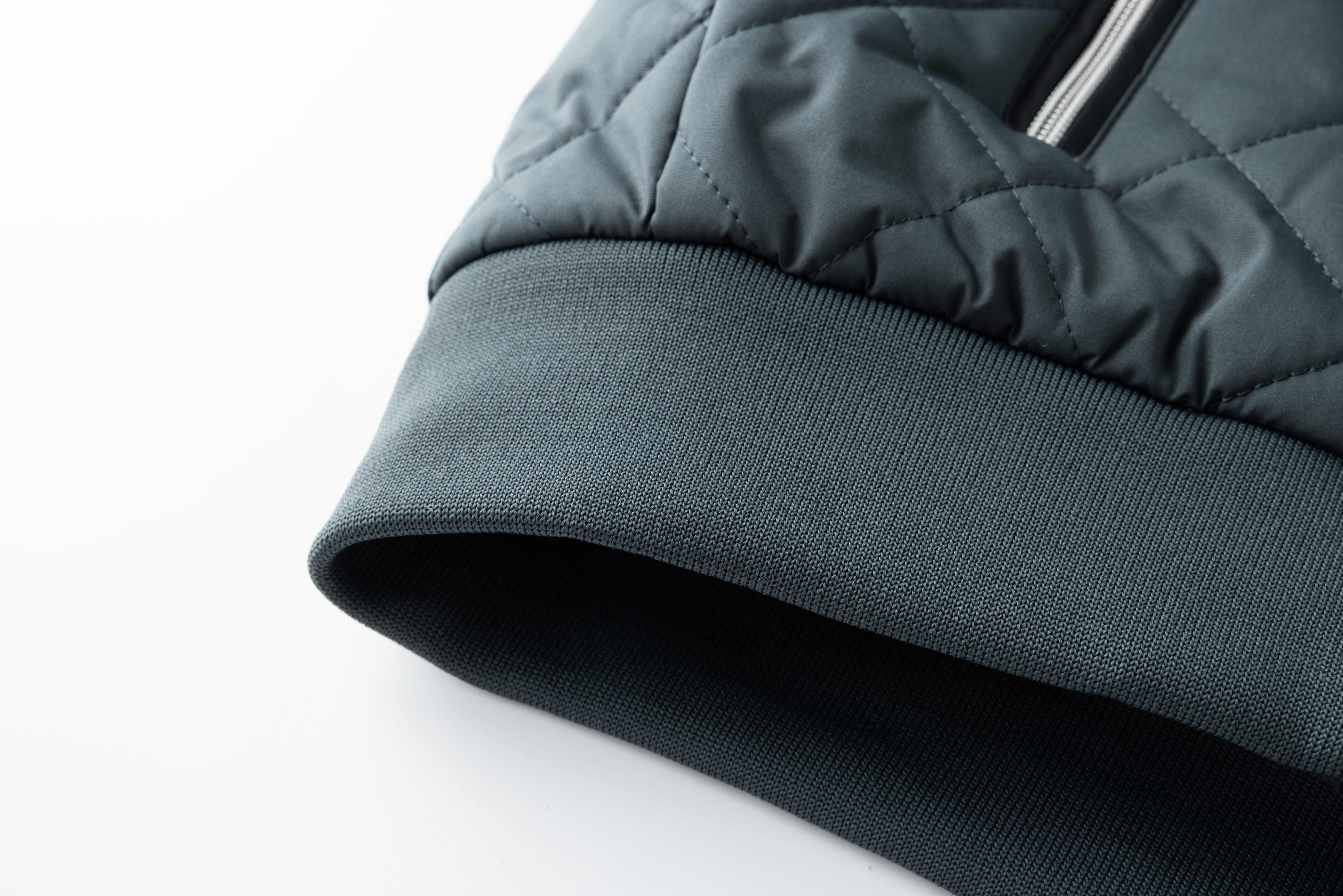 mens warm quilted jacket for fall winter details 19