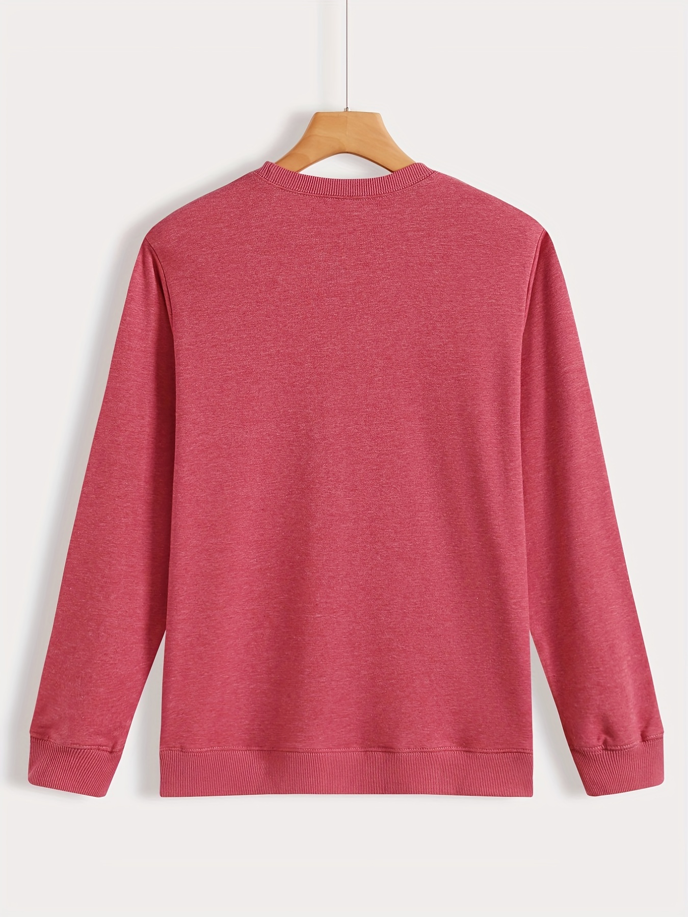 Women's Chic Coffee Letter Print Sweatshirt - Casual Crew Neck, Comfy Cotton Blend, All-Season Wear