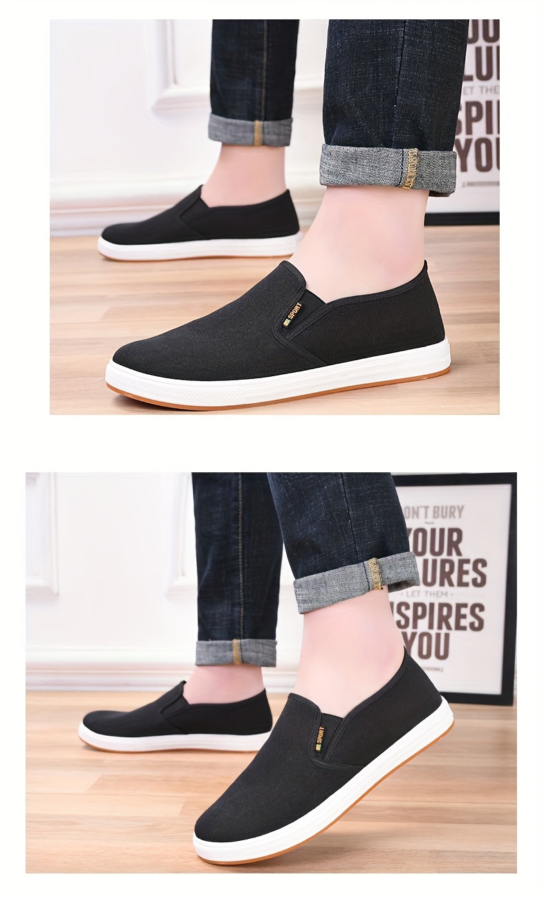 casual canvas shoes men s solid breathable lightweight non details 14