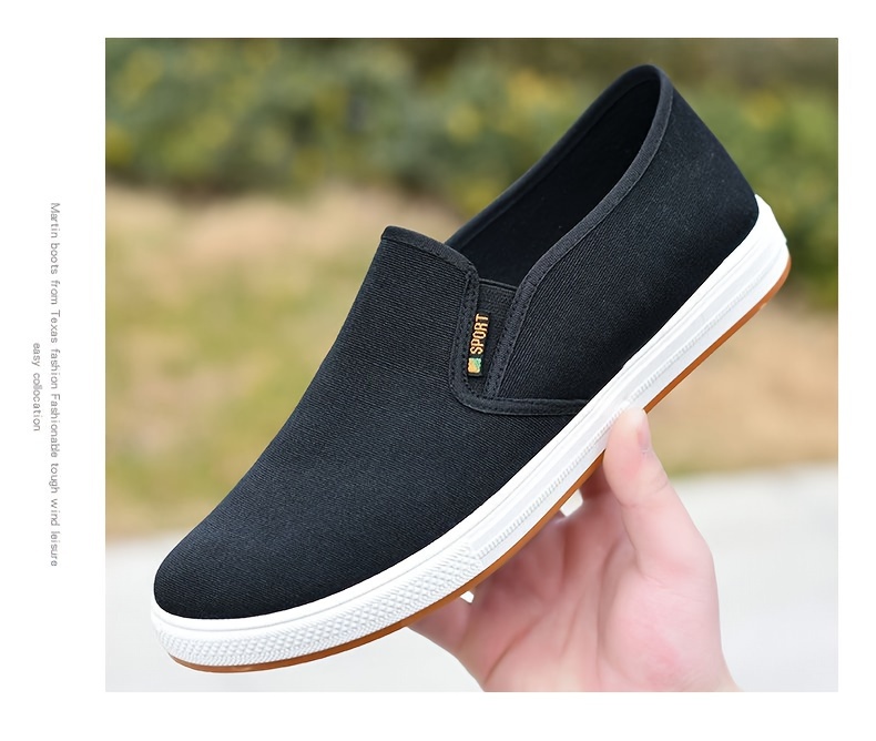 casual canvas shoes men s solid breathable lightweight non details 13