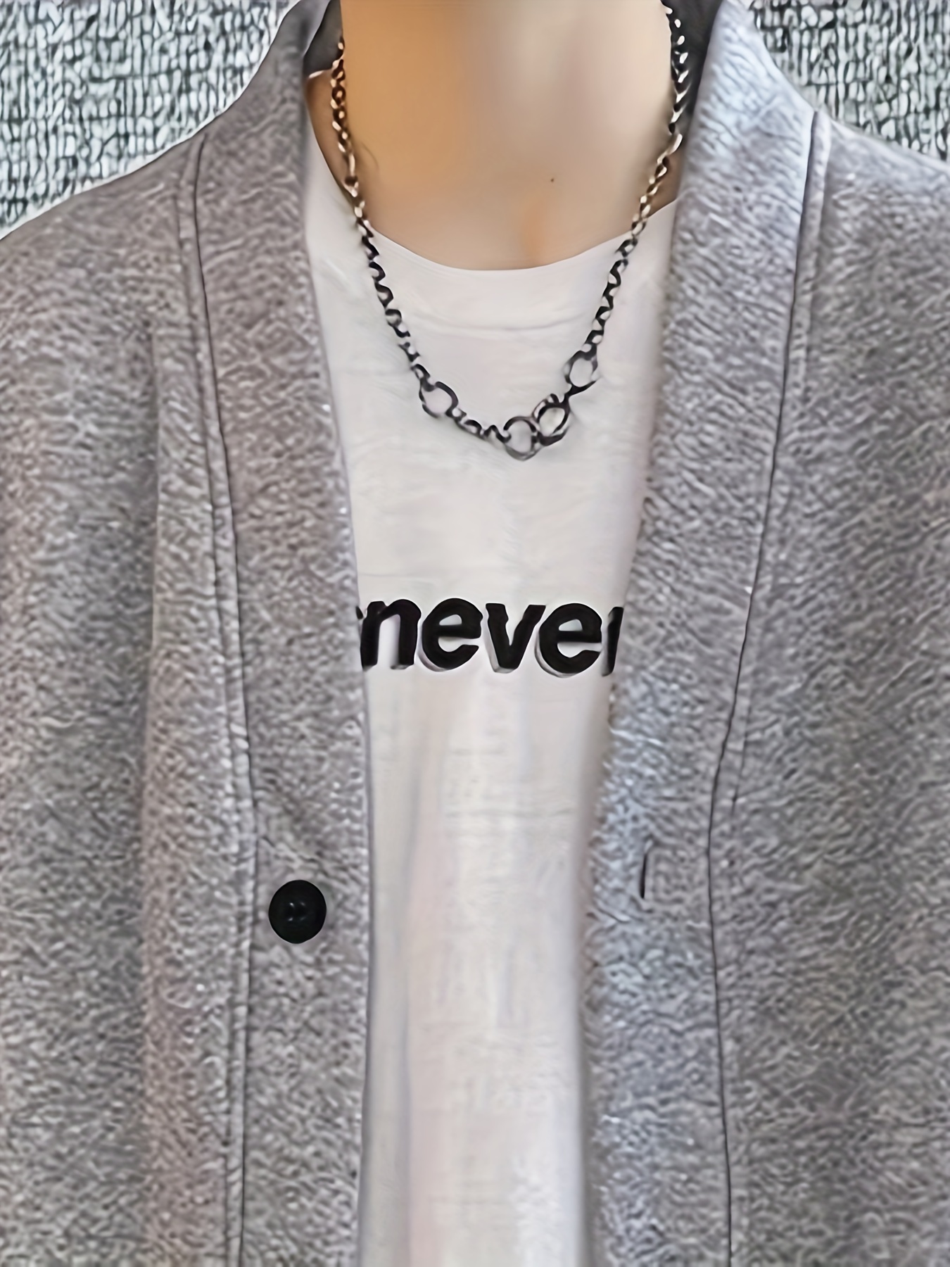 mens casual single breasted jacket retro loose fit cardigan sweater coat details 7