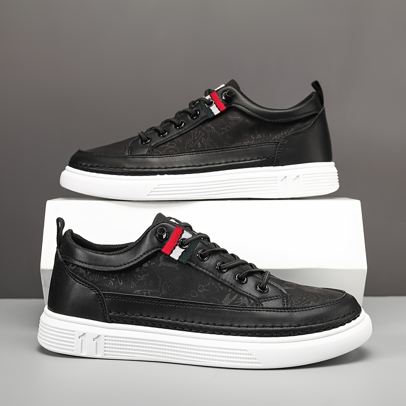 canvas skate shoes men s good grip breathable lace sneakers details 5