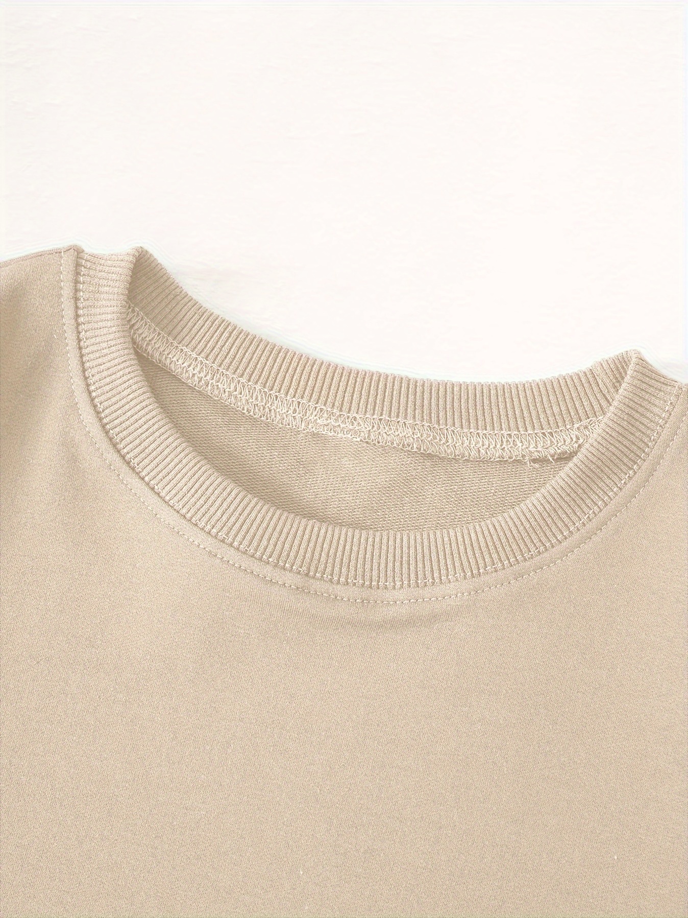 coffee letter print loose sweatshirt casual long sleeve crew neck sweatshirt womens clothing details 13