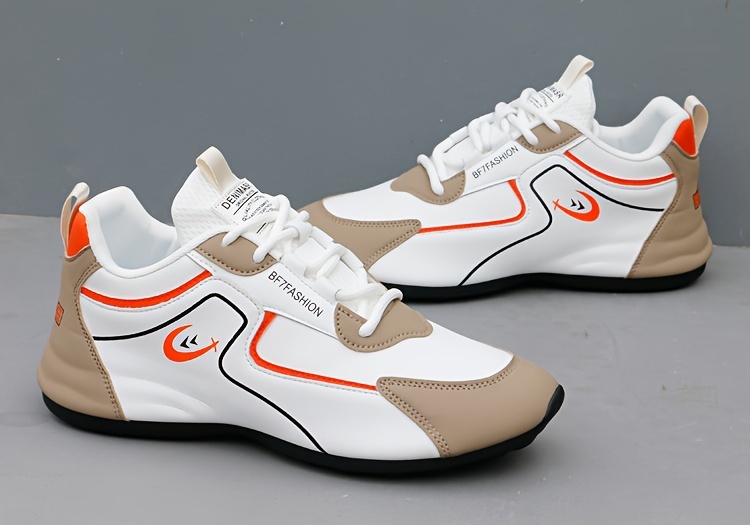 trendy chunky shoes men s comfy non slip lace sneakers men s details 5