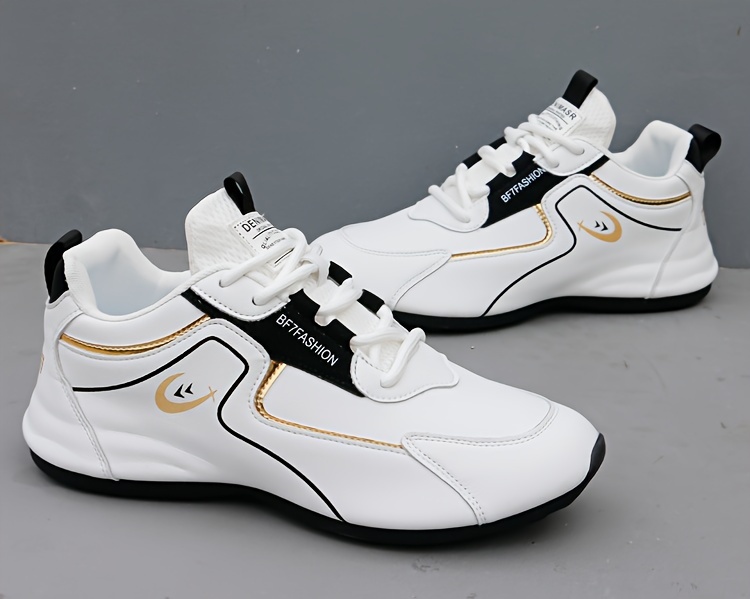 trendy chunky shoes men s comfy non slip lace sneakers men s details 12