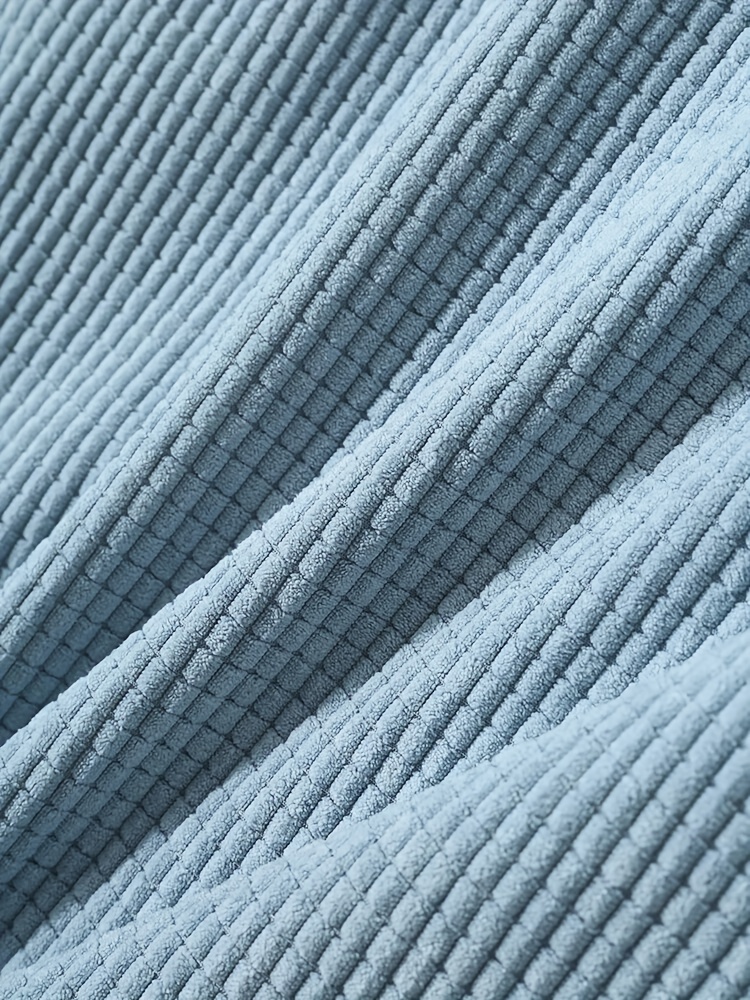 waffle pattern hoodie shirt coat for men long sleeve casual regular fit button up hooded shirts jacket details 3