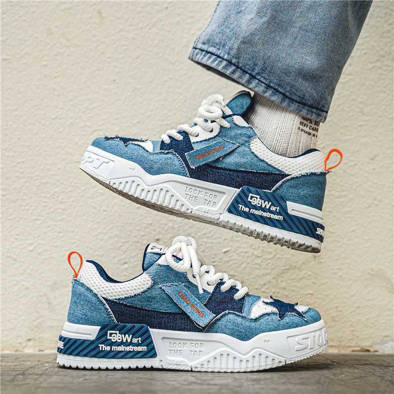 leather skate shoes men s lace solid pu comfy non slip details 1