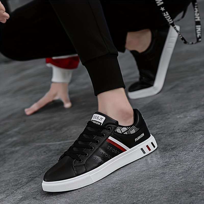 street style skate shoes men s trendy solid comfy non slip details 7