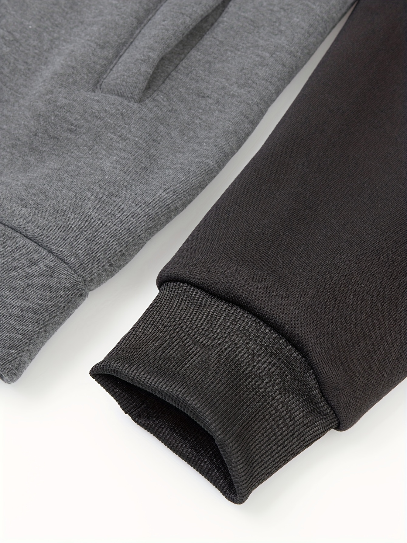 color block mens hooded jacket casual long sleeve hoodies with zipper gym sports hooded coat for winter fall details 20