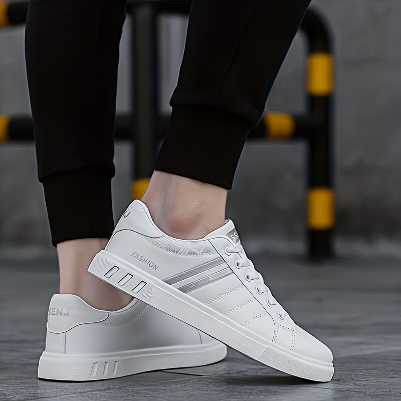 street style skate shoes men s trendy solid comfy non slip details 2