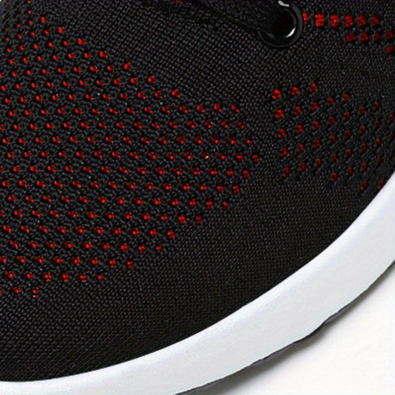 running shoes men s trendy woven knit breathable comfy non details 5