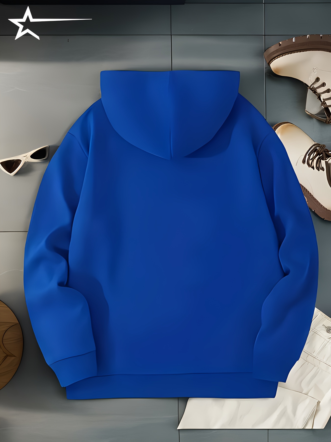 letter print hoodie cool hoodies for men mens casual graphic design pullover hooded sweatshirt with kangaroo pocket streetwear for winter fall as gift details 12