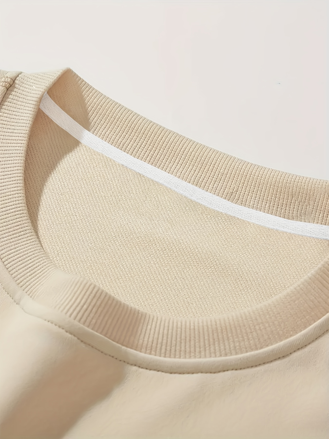 stylish teddy bear print trendy sweatshirt mens casual graphic design slightly stretch crew neck pullover sweatshirt for autumn winter details 13