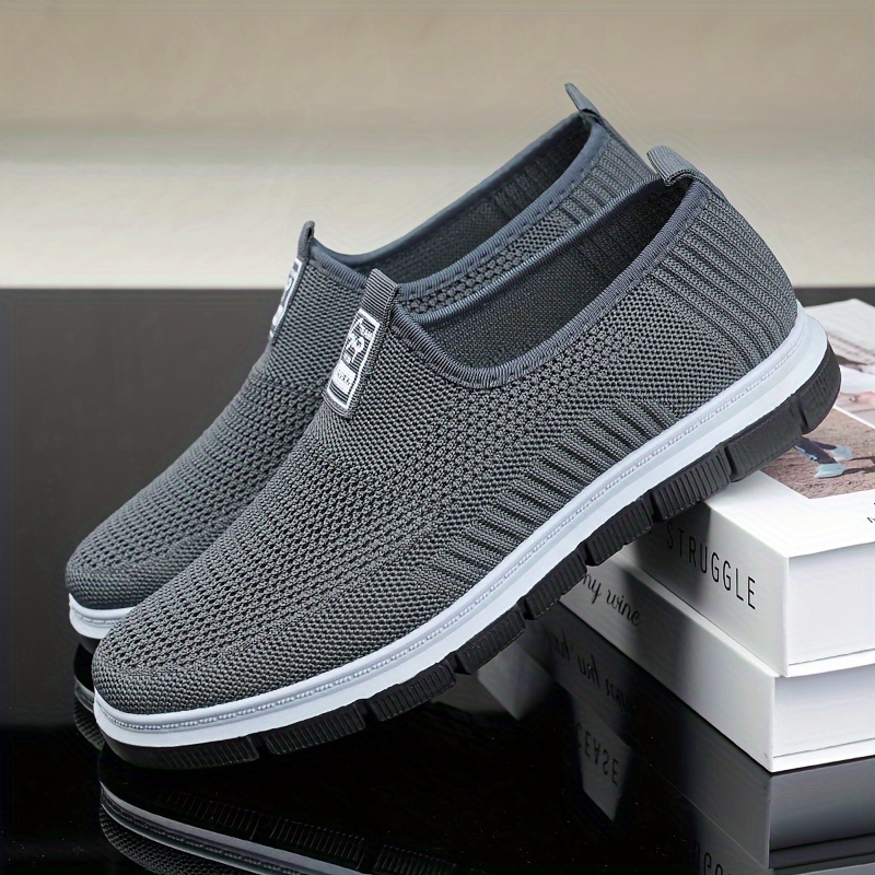 mens slip on breathable casual shoes low top non slip durable outdoor walking hiking fishing spring summer and autumn men s shoes temu details 4