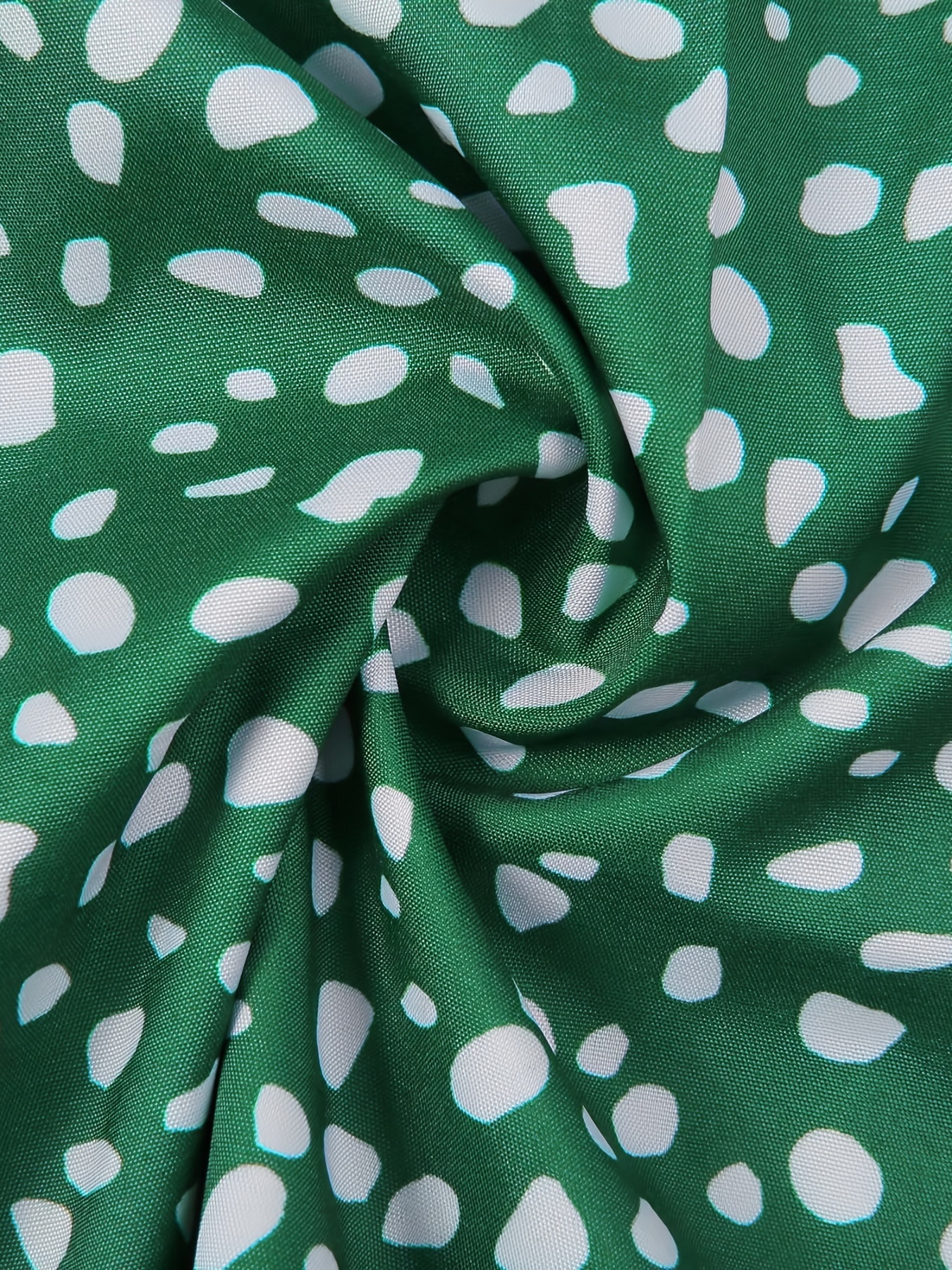 boho floral print dual pockets dress casual crew neck short sleeve dress womens clothing details 11