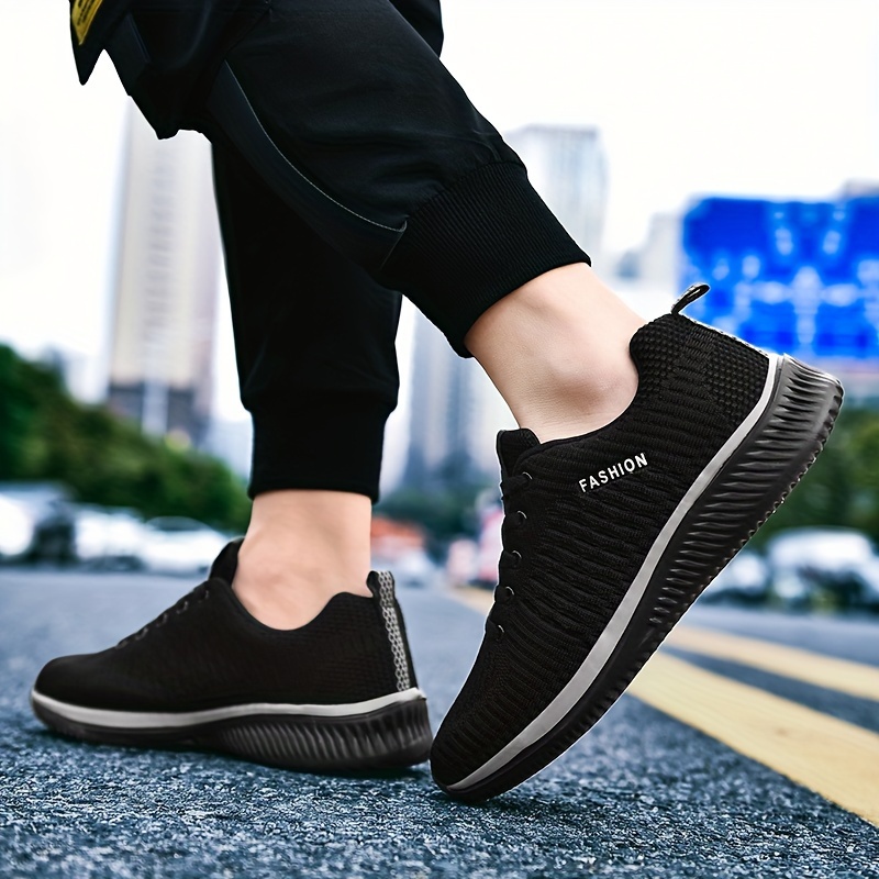 mens lightweight running shoes solid non slip low top lace up outdoor training hiking camping all seasons comfy free shipping on items shipped from temu temu details 6
