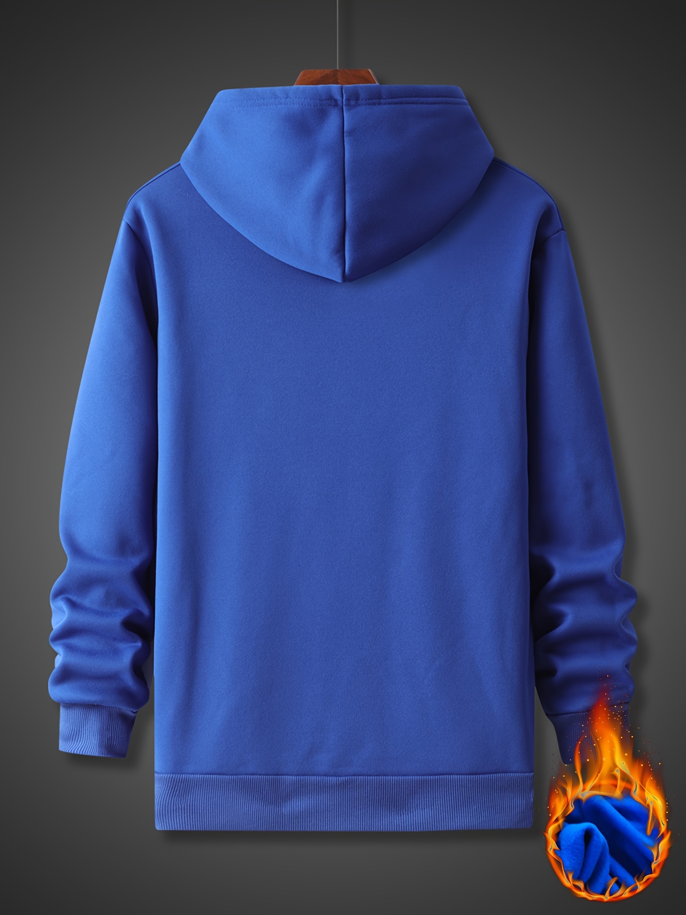 stick figure print mens pullover round neck long sleeve hooded sweatshirt pattern loose casual top for autumn winter mens clothing as gifts details 6