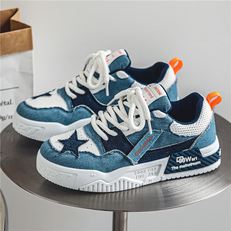 leather skate shoes men s lace solid pu comfy non slip details 0