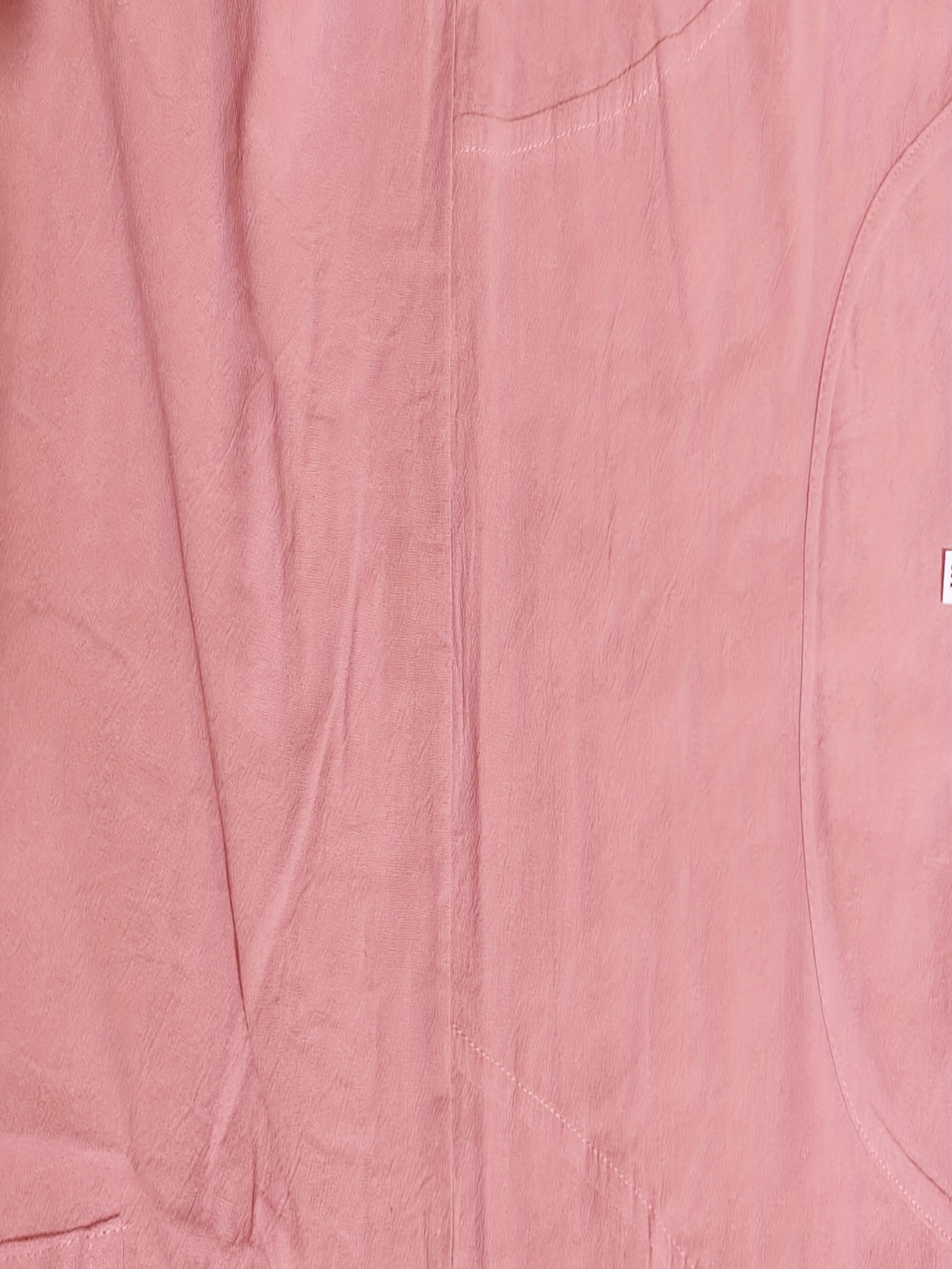 pocket front solid dress casual crew neck sleeveless simple dress womens clothing details 14