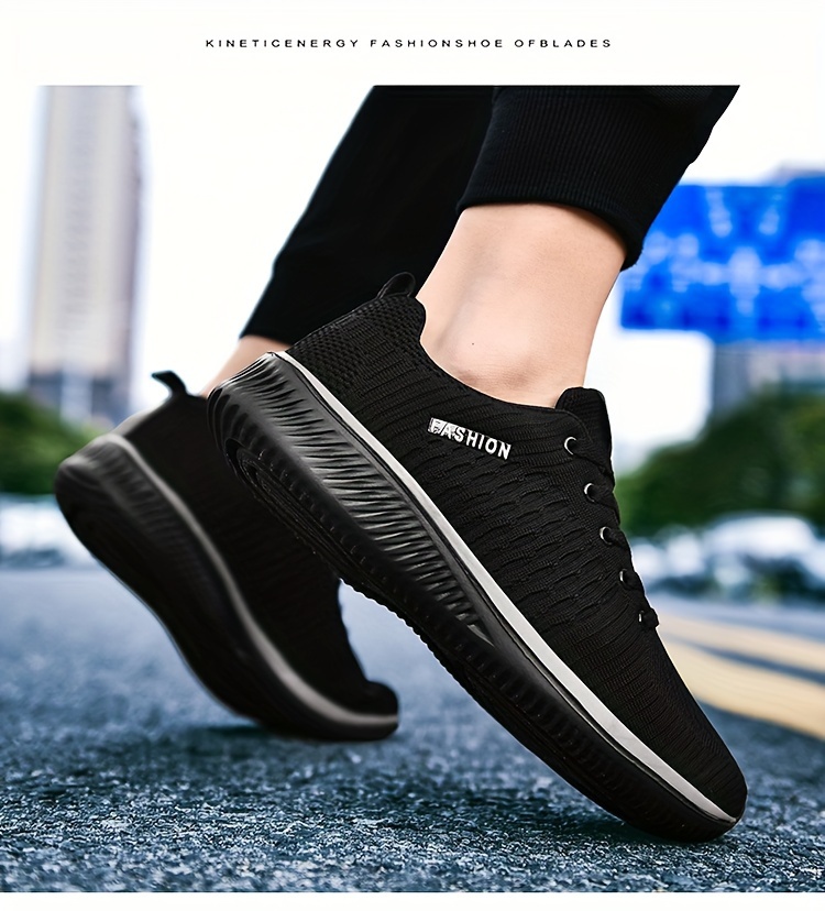 mens lightweight running shoes solid non slip low top lace up outdoor training hiking camping all seasons comfy free shipping on items shipped from temu temu details 1