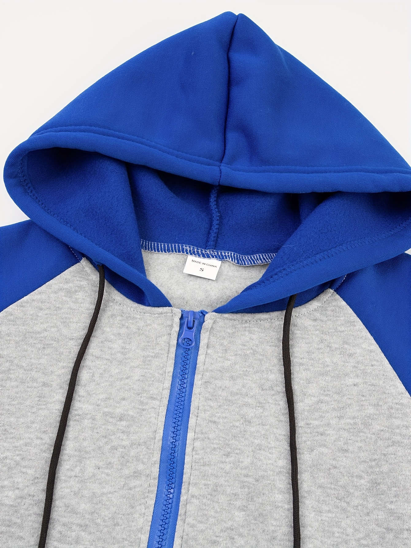 color block mens hooded jacket casual long sleeve hoodies with zipper gym sports hooded coat for winter fall details 28