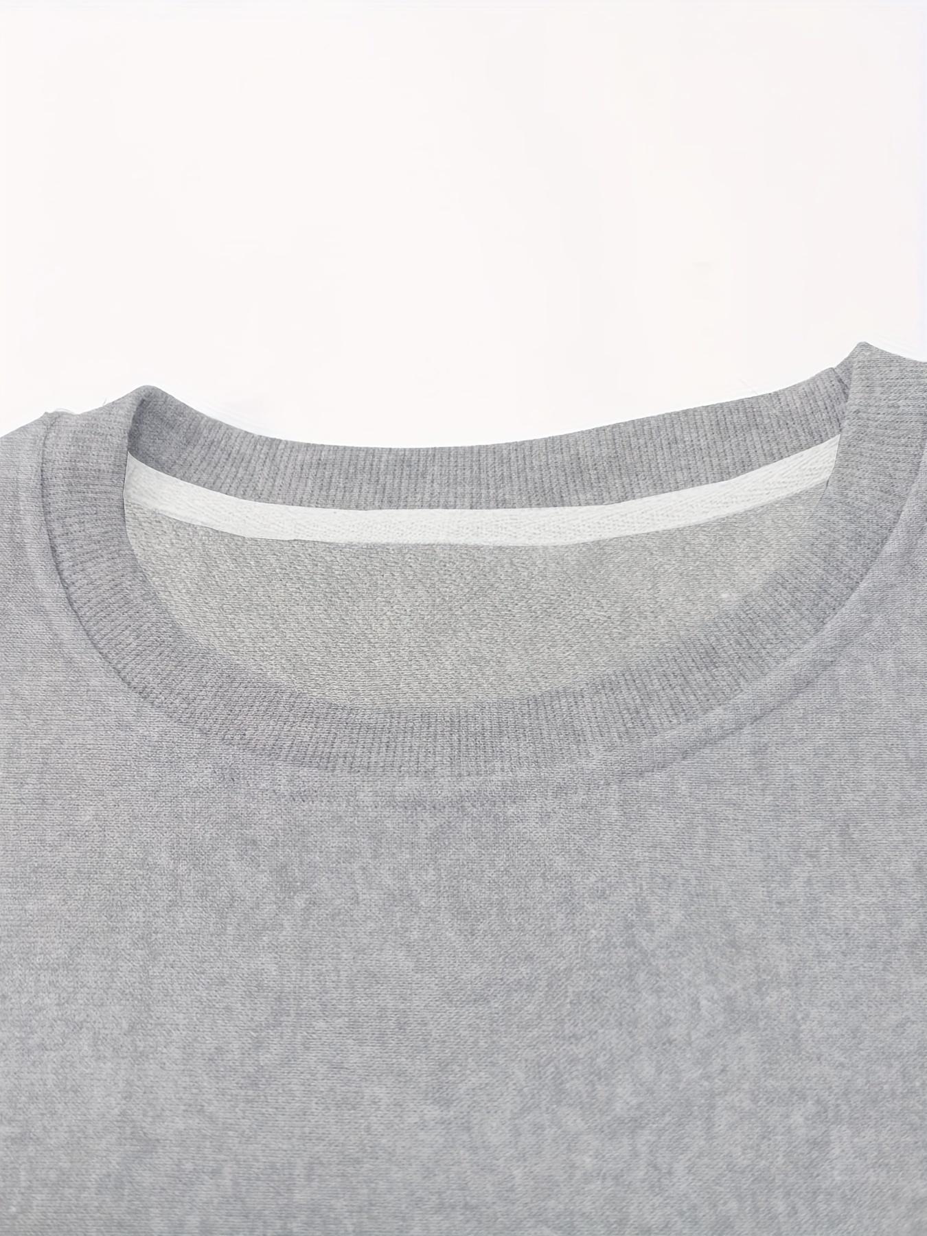 trendy grimace print mens crew neck long sleeve sweatshirt casual wear graphic pullover mens clothing for spring fall winter details 9