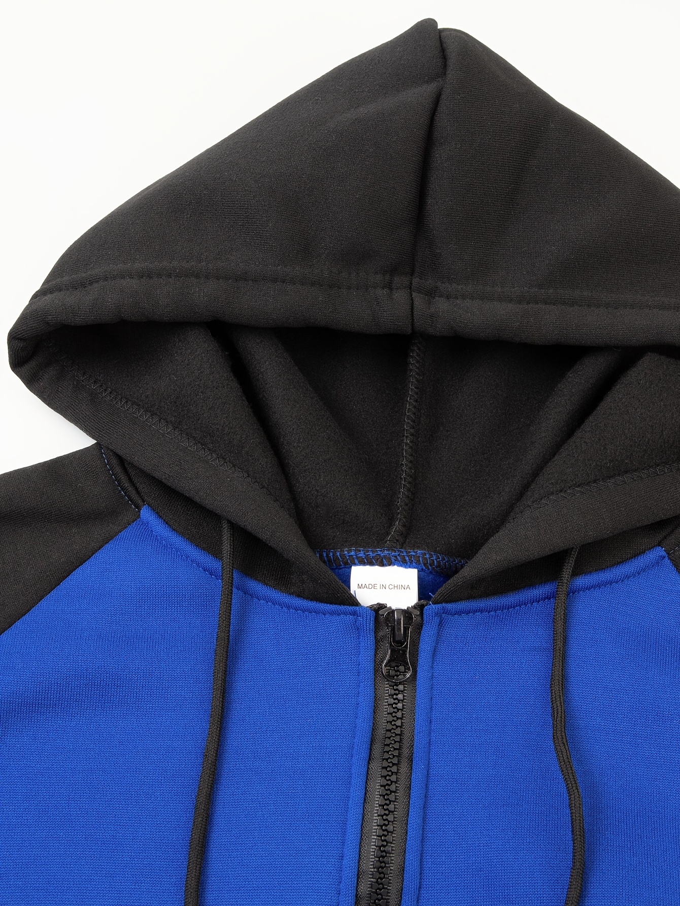 color block mens hooded jacket casual long sleeve hoodies with zipper gym sports hooded coat for winter fall details 4