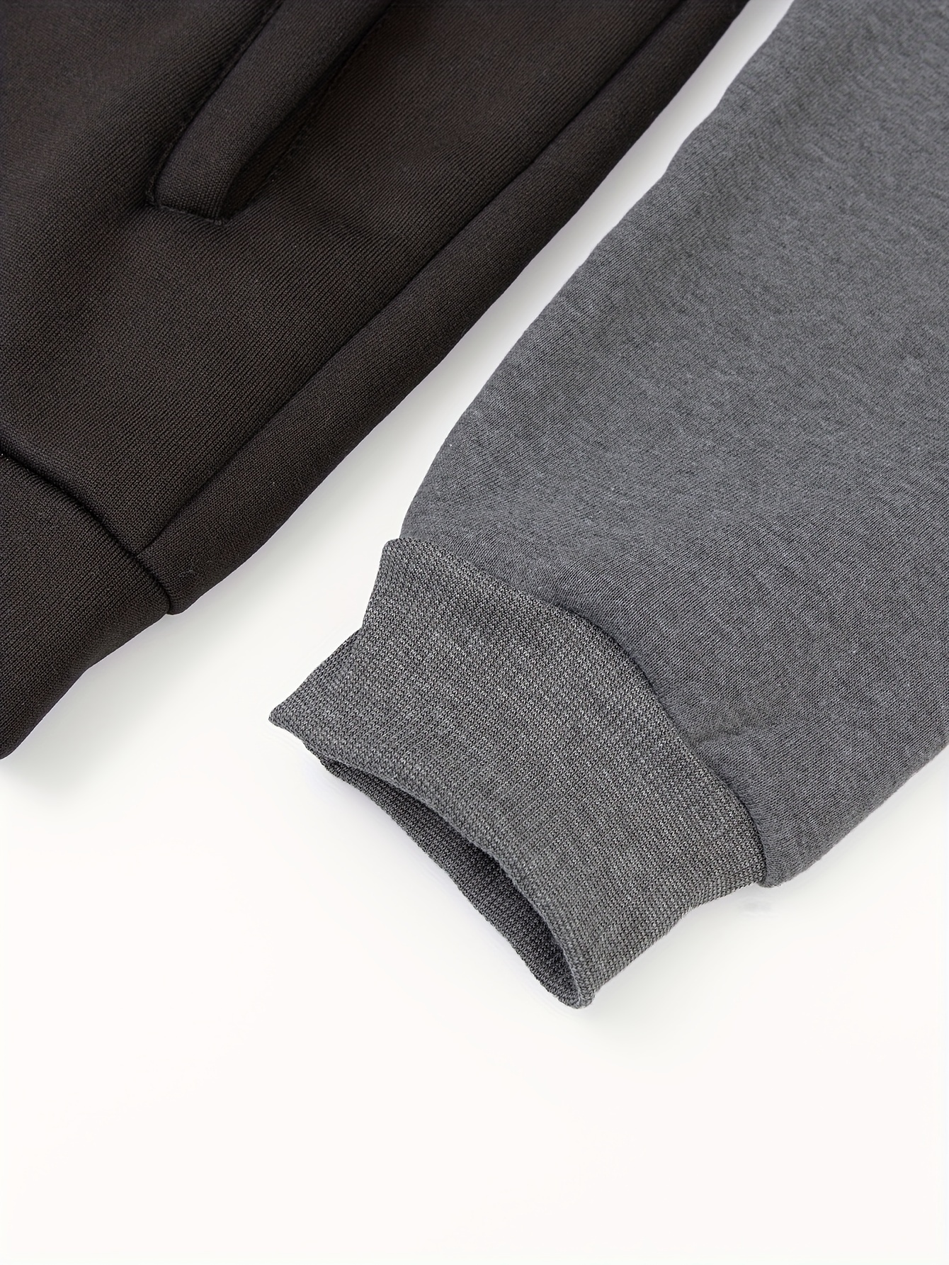 color block mens hooded jacket casual long sleeve hoodies with zipper gym sports hooded coat for winter fall details 32