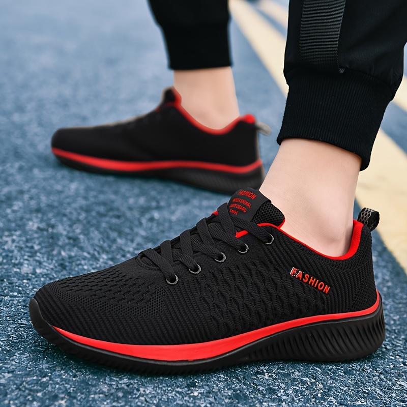 mens lightweight running shoes solid non slip low top lace up outdoor training hiking camping all seasons comfy free shipping on items shipped from temu temu details 8