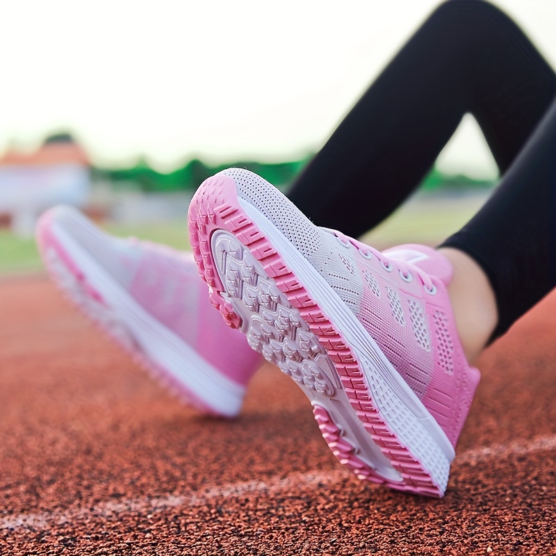 woven mesh sneakers women s flying lace low top round toe details 6