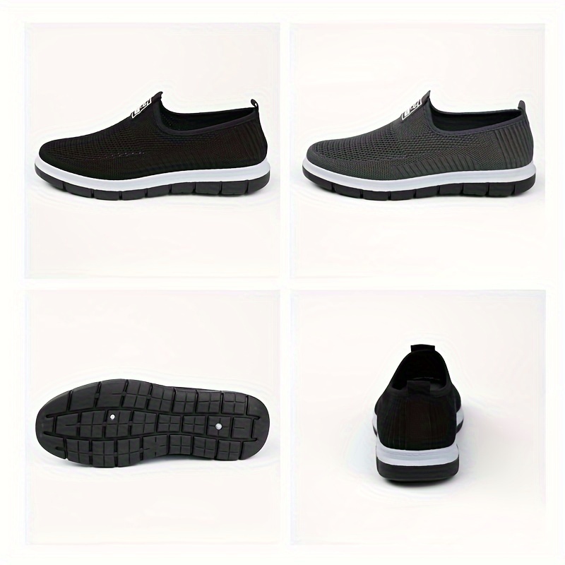 mens slip on breathable casual shoes low top non slip durable outdoor walking hiking fishing spring summer and autumn men s shoes temu details 0