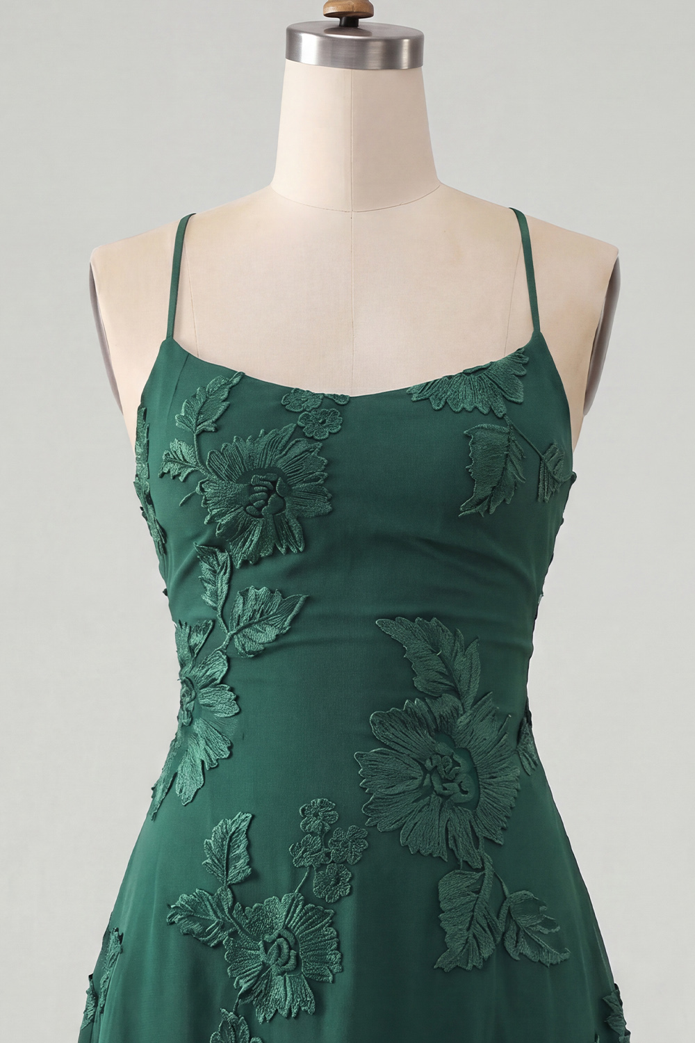 Lilac A-Line Short Cocktail Dress with Flowers