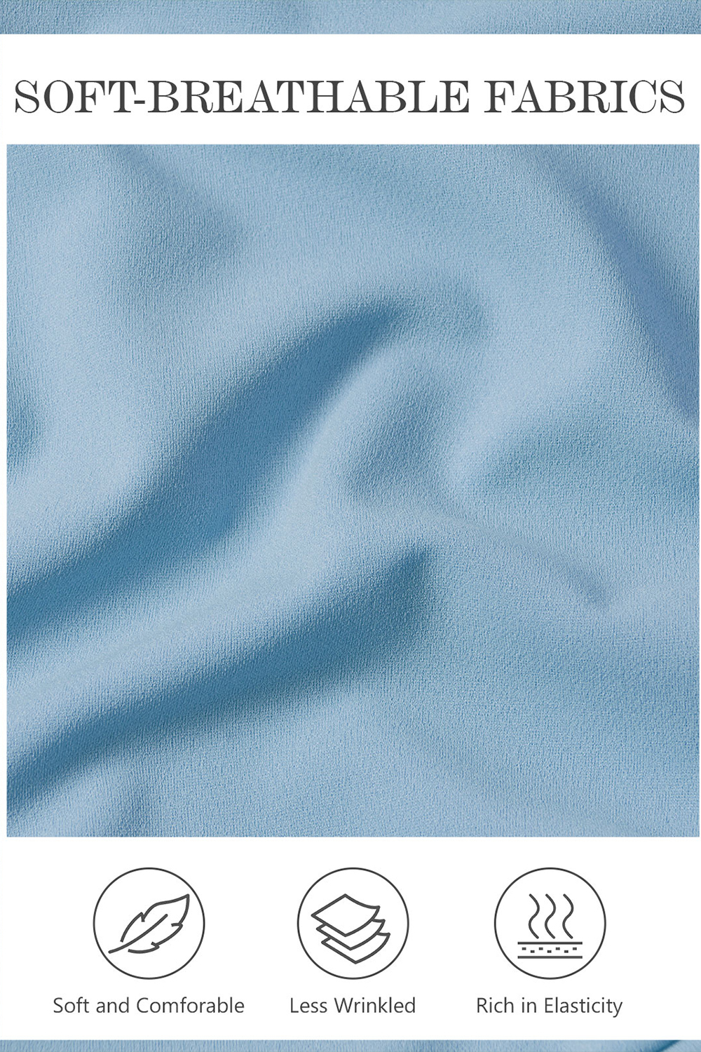 Elegant & Modest Blue Dresstells Midi Dress - Versatile Style for Church, Cocktails & Formal Events